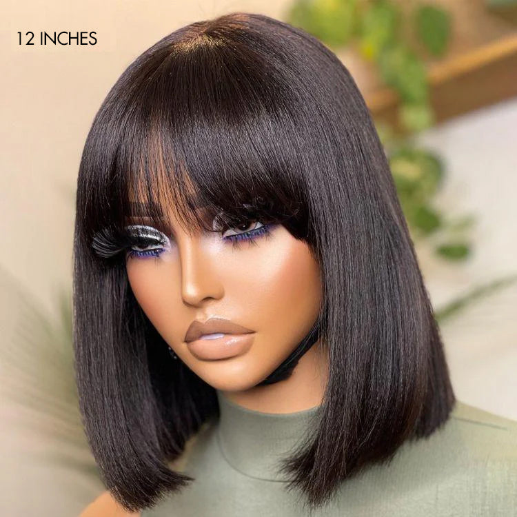 🔥Final 4 Hours: 46%OFF+Free Shipping:🌸Umberlee™ Yaki Straight Bob Wigs — Natural Texture, Soft Finish, Everyday Ready🌸