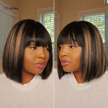 🔥Final 4 Hours: 46%OFF+Free Shipping:🌸Umberlee™ Yaki Straight Bob Wigs — Natural Texture, Soft Finish, Everyday Ready🌸