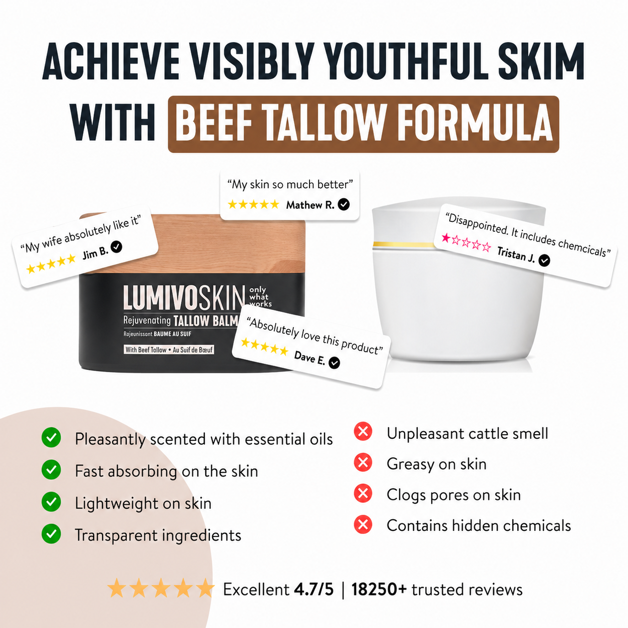 LUMIVO™ Wrinkle Defense Tallow Balm