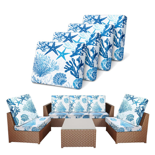 🛋️Easter Waterproof Patio Cushion Covers for Outdoor Patio Furniture & Indoor Sofa Cushions