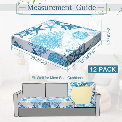 🛋️Easter Waterproof Patio Cushion Covers for Outdoor Patio Furniture & Indoor Sofa Cushions
