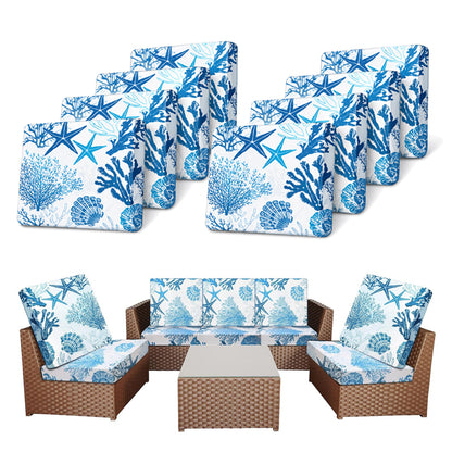🛋️Easter Waterproof Patio Cushion Covers for Outdoor Patio Furniture & Indoor Sofa Cushions