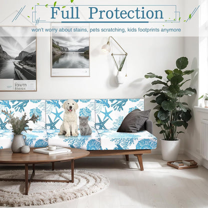 🛋️Easter Waterproof Patio Cushion Covers for Outdoor Patio Furniture & Indoor Sofa Cushions