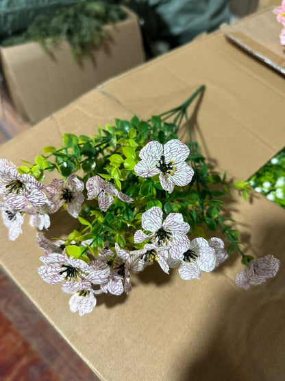 White-🌺UV Resistant Colorful Artificial Flower