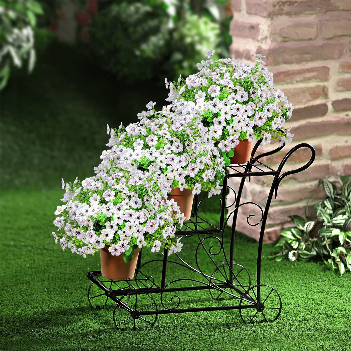 White-🌺UV Resistant Colorful Artificial Flower