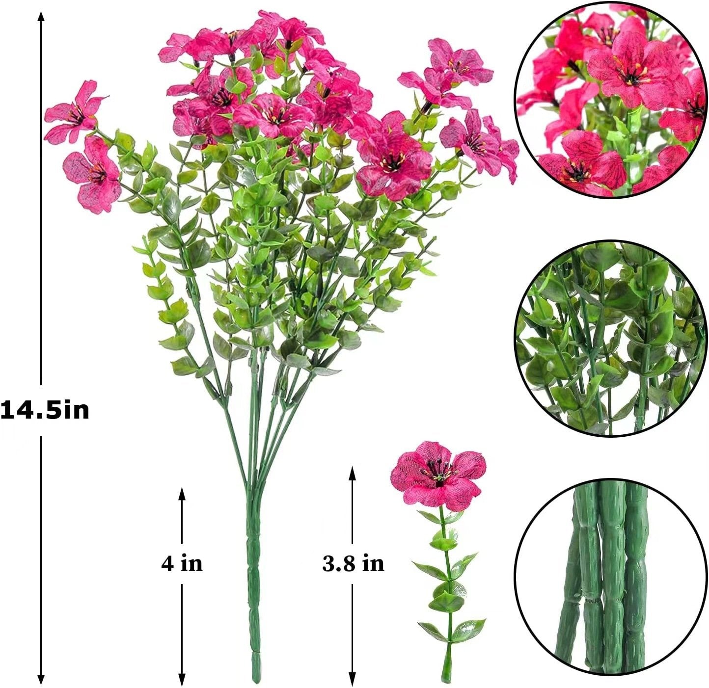 Rose -🌺UV Resistant Colorful Artificial Flower