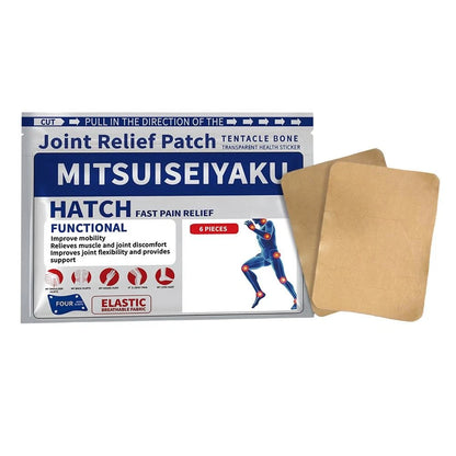 6X Joint Relief Patch, Mitsuiseiyaku Hatch Fast Pain Relief Functional N E W