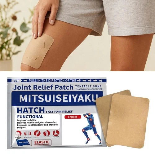 6X Joint Relief Patch, Mitsuiseiyaku Hatch Fast Pain Relief Functional N E W